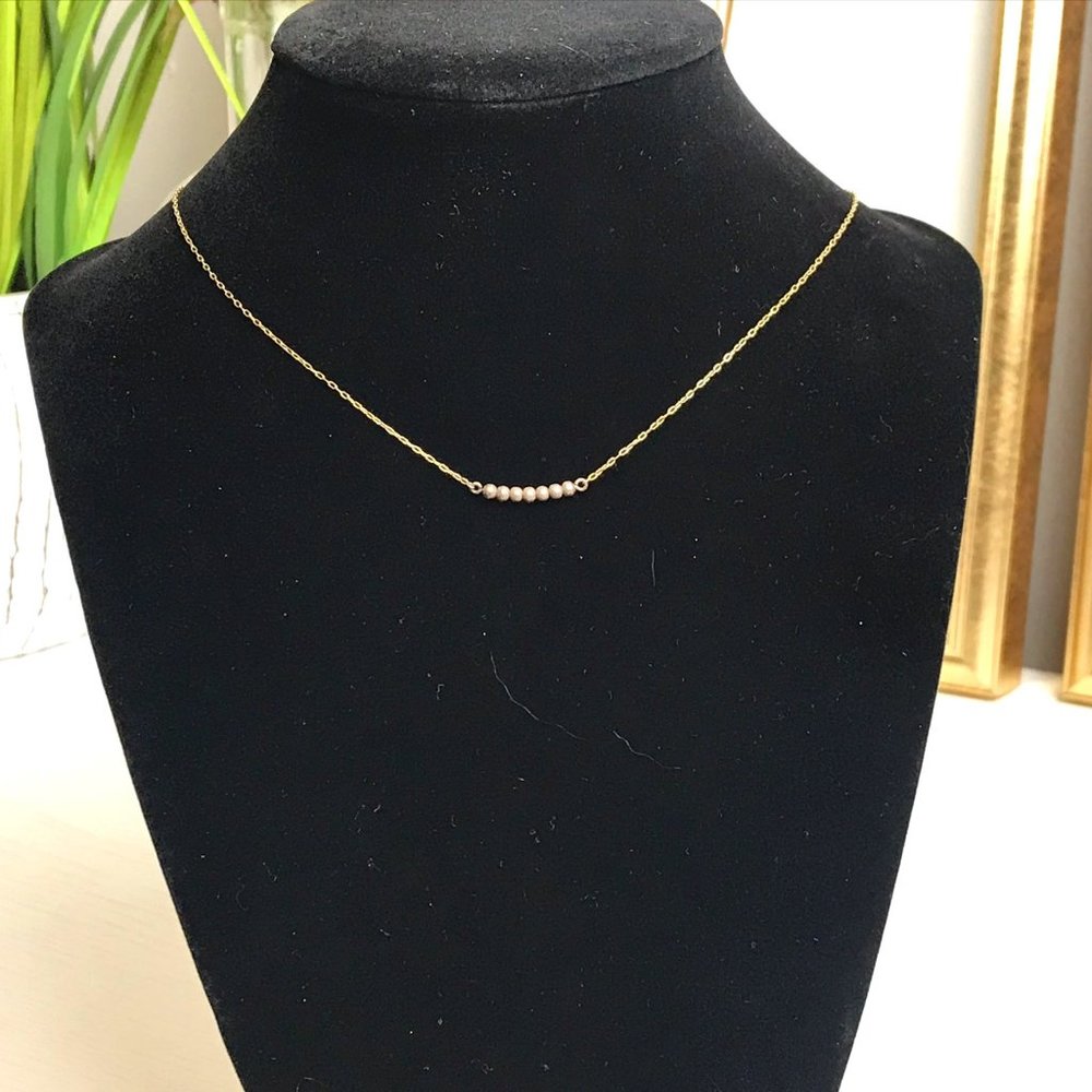 Sterling Silver Bead Necklace